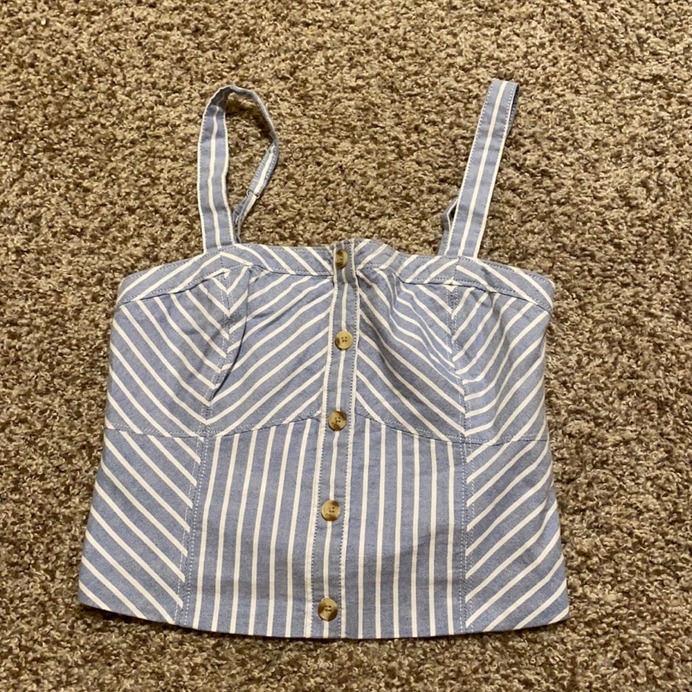Abercrombie & Fitch Cropped Tank Top Size Small